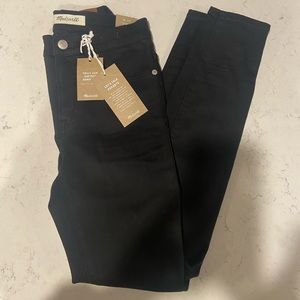 Black Madewell Skinny Jeans